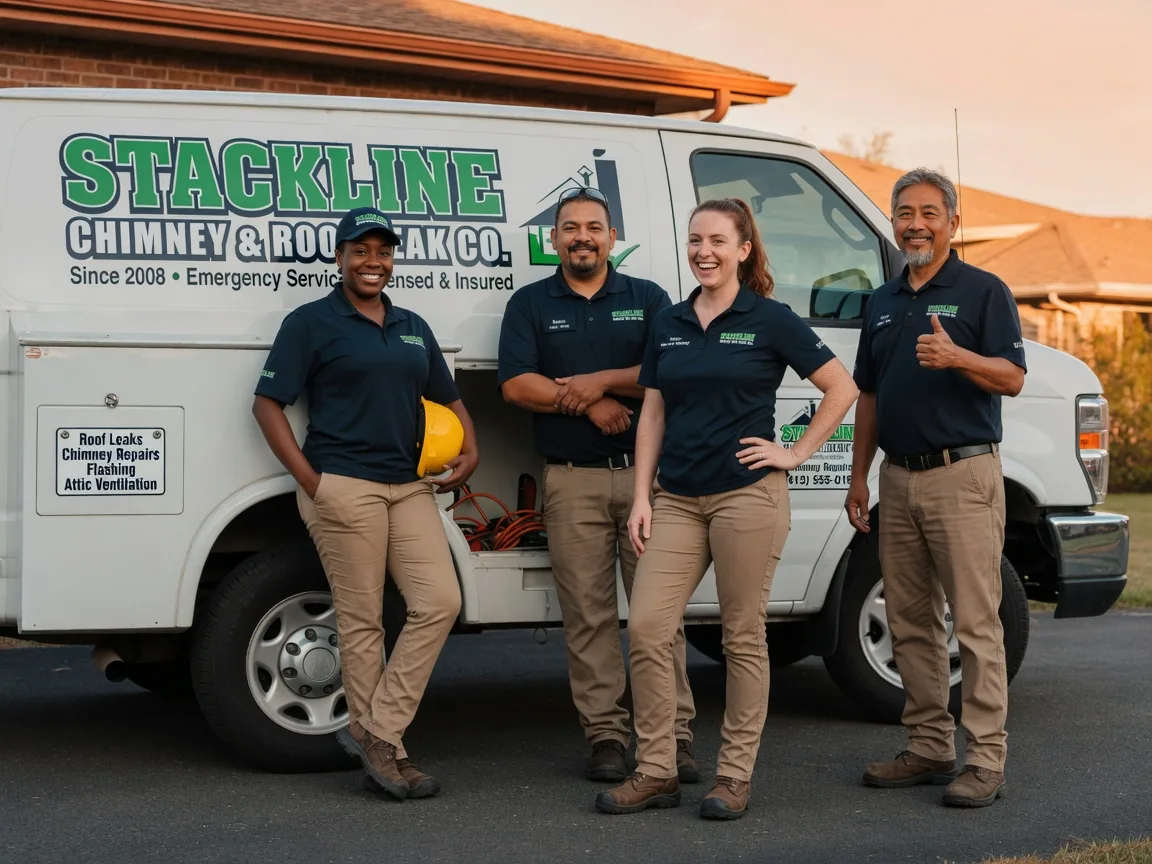 Chimney flashing repair company in Warwick, ND